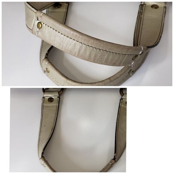 Coach MO5K-113 Legacy Leather & Straw Tote Handbag - Picture 13 of 16